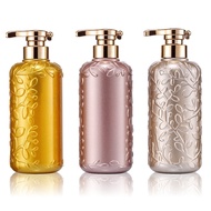 500ml Premium Patterned Shampoo Bottle PET Pressed Empty Lotion Bottle Shower Gel Large Capacity Soap Dispenser