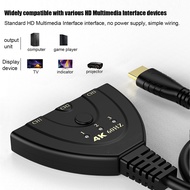 HD Multimedia Interface Switch Professional 3 in 1 Out HD Multimedia Interface Splitter 4K 60Hz for Monitor for Projector