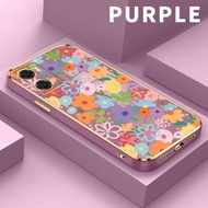 Soft Case For OnePlus Nord N20 SE Flower Silicone 6D Golden Chromic Casing hp