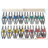 Sticker Eagle Eye Yamaha LC135 V4-V7 (Blue, Red, Yellow, Green) Eagle Eye Sticker Yamaha LC135 V4-V7
