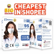 100% ori RESPACK KN95 Disposable 4 Layer Medical Face Mask (5pcs)