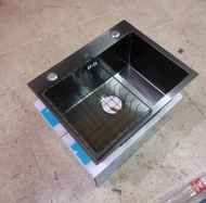 kitchen sink hitam 5040 Asli golden hand