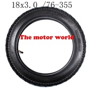 18*3.0 Outer Tyre Inner Tube 18x3.0 Off-road Tire 76-355 Tube for 18 Inch Electric Vehicle Electric 