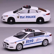 596 1: 64 NYPD NYPD Traffic Coating Ford Mondeo Alloy Simulation Car Model