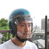 ชิลล์หน้าหรือหน้ากากกันลม กัน UV ติดหมวกกันน๊อค ทรงบับเบิ้ล แบรนด์  72 Jam นำเข้าจากญีปุ่น