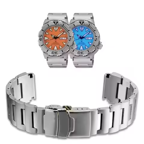 High quality Precision Steel For Seiko Little Monster SKX779 SKX781 Watch Strap Classic Series Solid