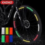 KADAO  Bike Wheel Rim Light Decal Stickers Bicycle Reflective DIY Sticker Bicycle Tire Reflective Sticker