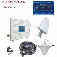Band 8/3/1 GSM 900 DCS/LTE 1800 UMTS/WCDMA 2100 booster Tri Band 2G/3G/4G REPEATER