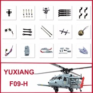 YUXIANG F09-H RC Helicopter Parts Fuselage Shell Battery Motor ESC Blade Shaft