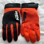 Touch Screen Cycling Gloves, Orange Sports, Motorcycle, Bicycle, Motorcycle, Off-Road Riding Motorcy