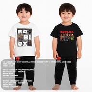 VN A634 | 3in1 2T-SHIRT KIDSWEAR TERNO JOGGER PANTS 1-10YO | SMALL & BIG SIZES
