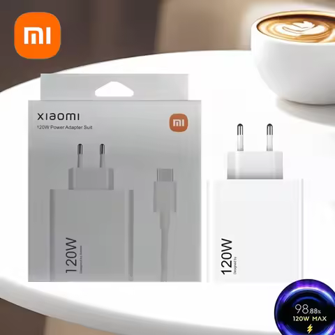 Xiaomi 120W Turbo Charger Super Fast Hyper Charge Adapter for Redmi 12C Note 11-14 Pro Plus Mi 15/14