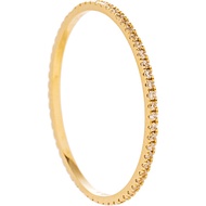 14K Gold Ring Simple Inlaid Jewelry