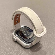Silm Leather Watch Band for Apple Watch Series 10 42/46mm 45MM 41MM 42mm 41mm 40MM 44MM 38mm Women T