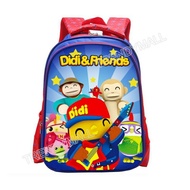 READYSTOCK Beg sekolah didi / didi and friends school bag