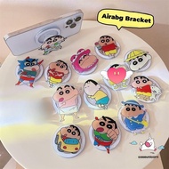 Funny Cute Cartoon Anime Crayon Shin-chan Lovely Phone Bracket Fing Ring Support Phone Stand Univers