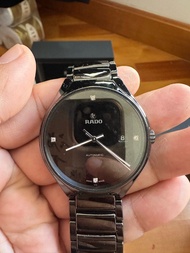 雷達/Rado自動機械腕表高科技陶瓷40毫米專櫃價16900成色99新，有盒同書