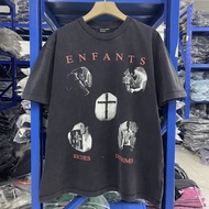 Enfants Riches Deprimes ERD Melancholy Fu Second Generation Anesthesia Washed Distressed Short-Sleev