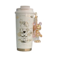 Cosmos bear แก้วน้ำเก็บอุณหภูมิ 500ml พกพาสะดวก มาพร้อมกับสายคล้อง สแตนเลส 316