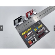 VOLKSWAGEN R EMBLEM LOGO VW TSI GTI GOLF POLP R JETTA R LOGO BADGE