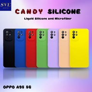 [WAREHOUSE SALE] Oppo A95 5G Softcase Candy Case Softcase MICROFIBER SUEDE Casing