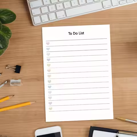 2pcs, To-Do Notepad - 50 Sheet Daily Planner Notebook, 5.5x3.9 Inch, Tear-Off Notepad, Task List, Me