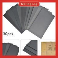 【FEELING】30pcs Wet Dry Sandpaper 400 600 3000 800 1000 1200 1500 2500 Grit Sandpaper Wet