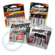 Battery Energizer, Alkaline Battery (AA, AAA, Size C, Size D)