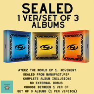 [SEALED] ATEEZ The World Ep. 1 Movement Sealed Album Official Kpop Merchandise