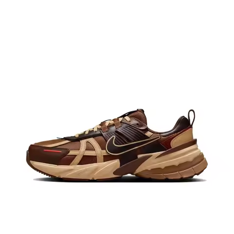 Nike V2K Run Men's Retro Brown Running Shoes Soft Breathable Comfortable Casual Sneakers HQ3445-222