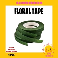 HIJAU Floral Flower tape Color: green Available in 2 variations 10 yards - 30 yards (9 - 27 METERS)