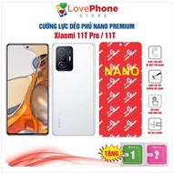 Xiaomi 11T / 11T Pro Flexible Nano Premium Scratch Resistant Screen Protector - Love Phone