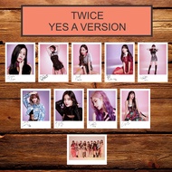 TWICE YES OR YES SIGNED KPOP POLAROID