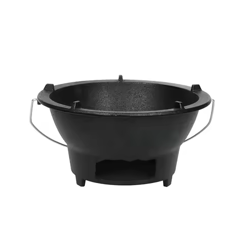 Portable Cast Iron Hibachi Grill Stove Small Charcoal BBQ Tabletop Korean Japanese Barbecue For Indo