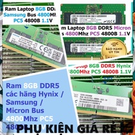 LAPTOP COMPONENTS 8GB DDR5 LAPTOP Ram Hynix / Samsung / Micron Bus 4800Mhz PC5 4800B 1.1V For Comput