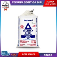 TEPUNG TERIGU SEGITIGA BIRU Repack 500gr Best PRICE (Tepung Terigu Protein Sedang)
