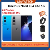 【Global Rom】OnePlus Nord CE4 Lite Snapdragon 695 5G Dual Sim 256GB(8GB RAM) CPH2621 SmartPhone