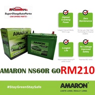 AMARON GO NS60R (46B24R) NS60 R NS60S CAR BATTERY FREE MAINTENANCE