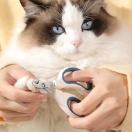 Stainless Steel Pet Nail Clippers Professional Pet Clamp Cat Tool Circular Trimming Nail E5n4