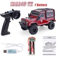 Kcfb SURPASS HOBBY RGT 136240 V2 1/24รถบังคับวิทยุพร้อมวิ่ง15 Km/h รีโมทคอนโทรล4WD ตีนตะขาบรถออฟโร้ด
