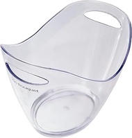 Vin Bouquet Transparent Champagne Cooler for Two Bottles ABS 23 x 29 x 40 cm