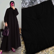 MODEL BAJU GAMIS YANG LAGI TREND SEKARANG / GAMIS CRINKLE WANITA MODEL BARU / GAMIS ELEGAN DAN MEWAH