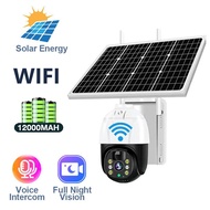 【4G เต็ม Netcom】solar กล้องวงจรปิด360 wifi CCTV 4K 18000mAh PIR กล้องพลังงานแสงอาทิต กล้องวงจรปิดโซล่าเซลล์ solar cctv wifi/4g sim 1080P อินเตอร์คอมด้วยเสียงแบบสองทาง รับประกันหนึ่งปี