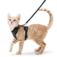 Cat Safety Harness Small Dog Walking Rope Tali Kucing Bawa Berjalan Cat Walking Rope Harness Adjusta