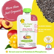 | EXP 3 SEP 2024 | Little Etoile Organic Fruit Puree Pouch Organic Baby Food - Mango, Peach & Chia S
