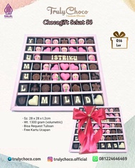 TruyChoco Coklat Ucapan Huruf Kado Ulang tahun Untuk Istri atau Suami Tercinta hadiah ultah Buat P