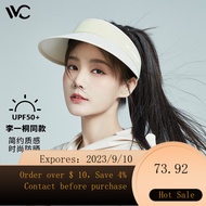 NEW VVCSun Protection Hat Women's Spring and Summer Big Brim Sun-Proof Hat UV Protection Air Top Bucket Hat Men 4WZY