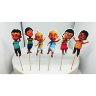 TOPPER CAKE UPIN DAN IPIN