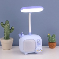 USB Small Table Lamp Student Cute Night Light LED Desk Lamp Eye Protection USB Rechargeable