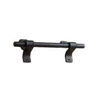 1PC Sliding Barn Door Handle Cylindrical Cabinet Furniture Pull Handle Cast Iron Pull Gate Matte Black ReplacementTGFJ